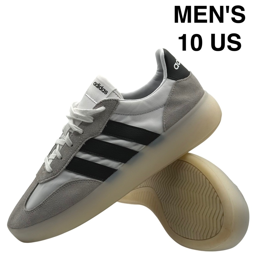 adidas Barreda Decode Sneakers Men's US 10 White Black Gray JR3101 Skate Shoes